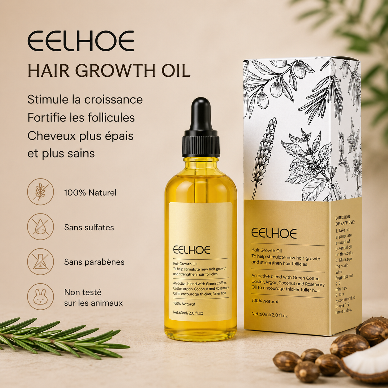Eelhoe - Hair Growth Oil