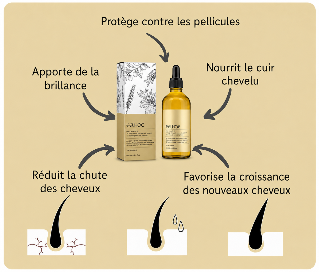 Eelhoe - Hair Growth Oil